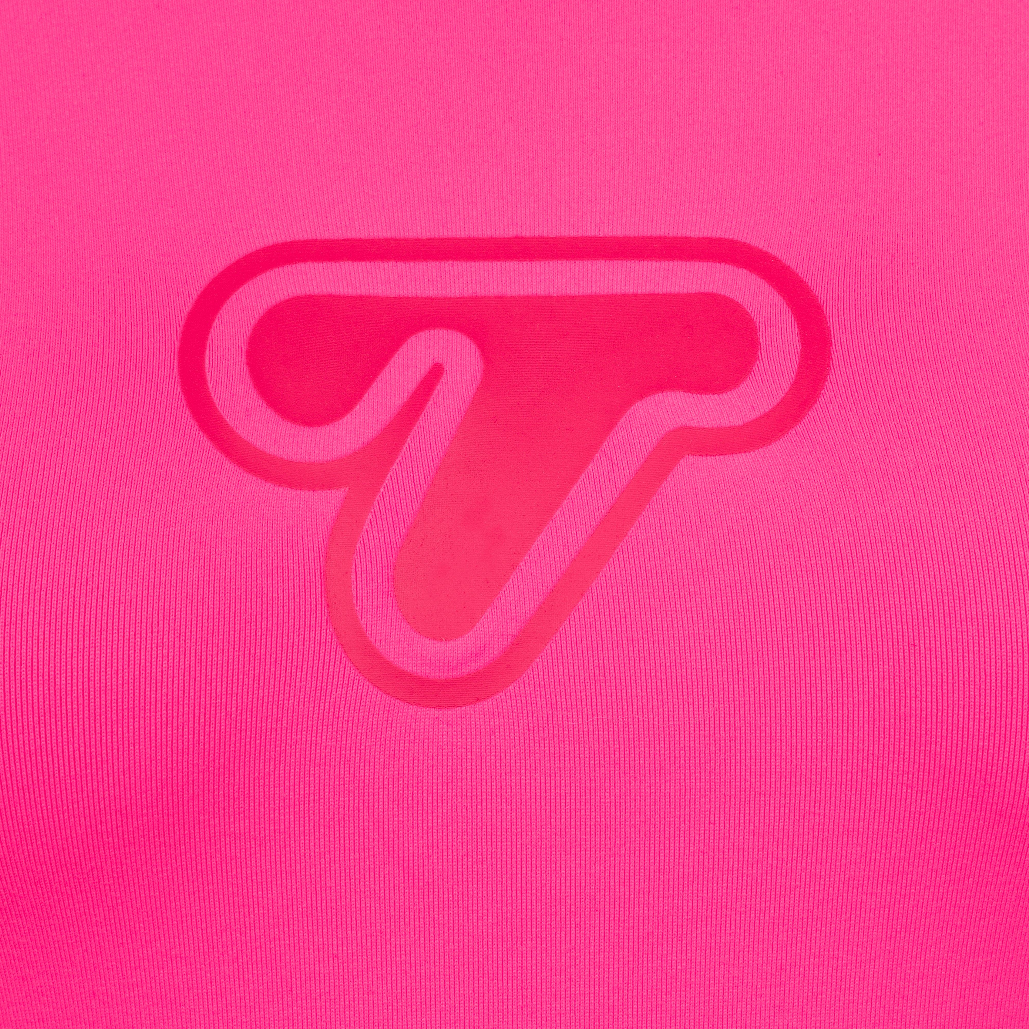 NYLON CROPTOP "HOT PINK"