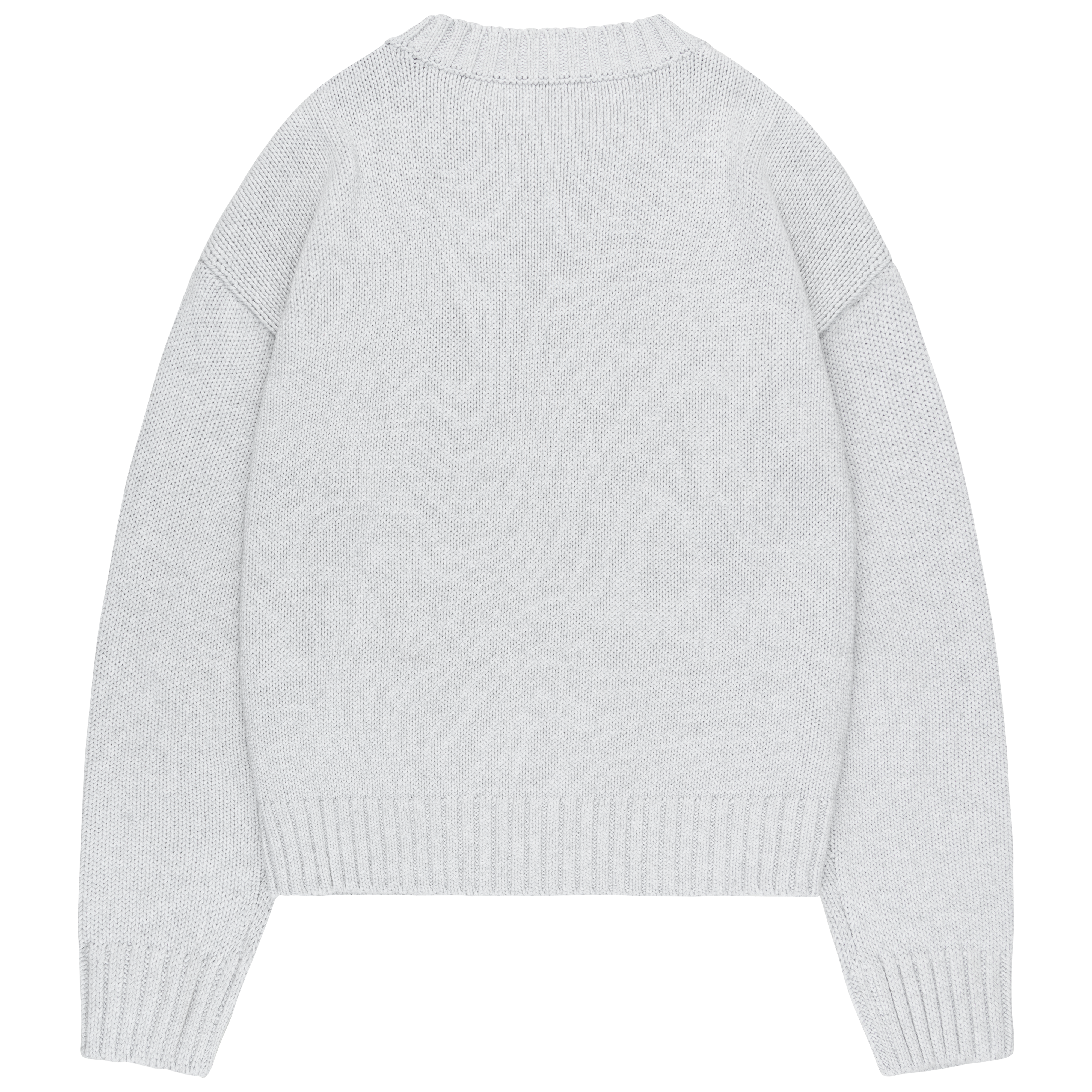 TEARS OF JOY KNIT SWEATER "SOFT GREY"