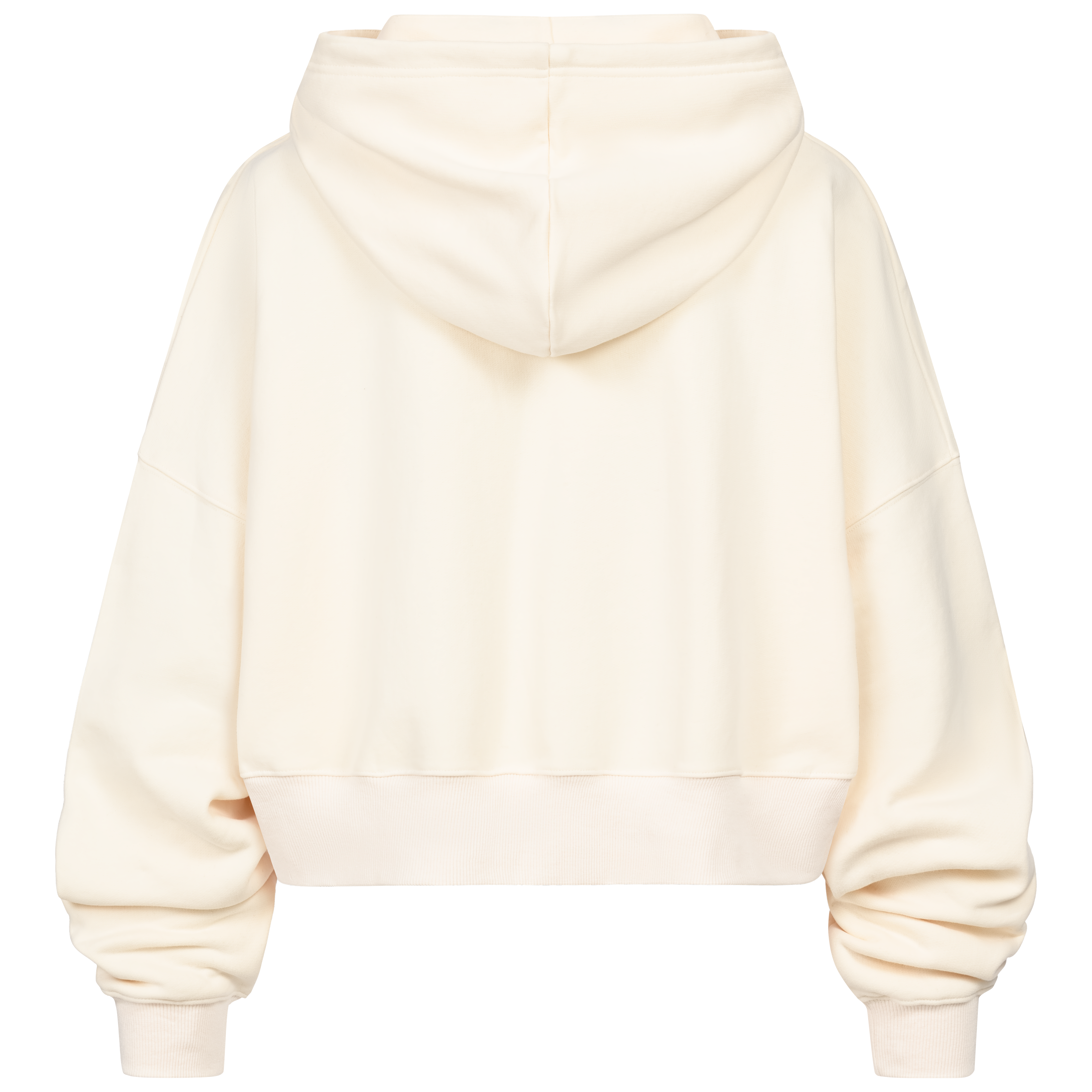 Cropped Ziphoodie Off White