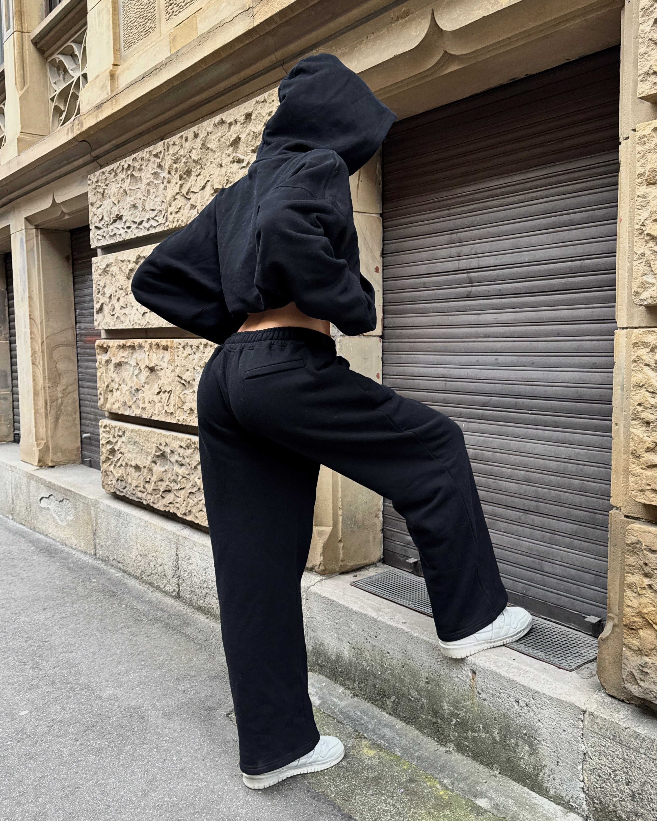 "LOOSE FIT" JOGGER PANTS BLACK