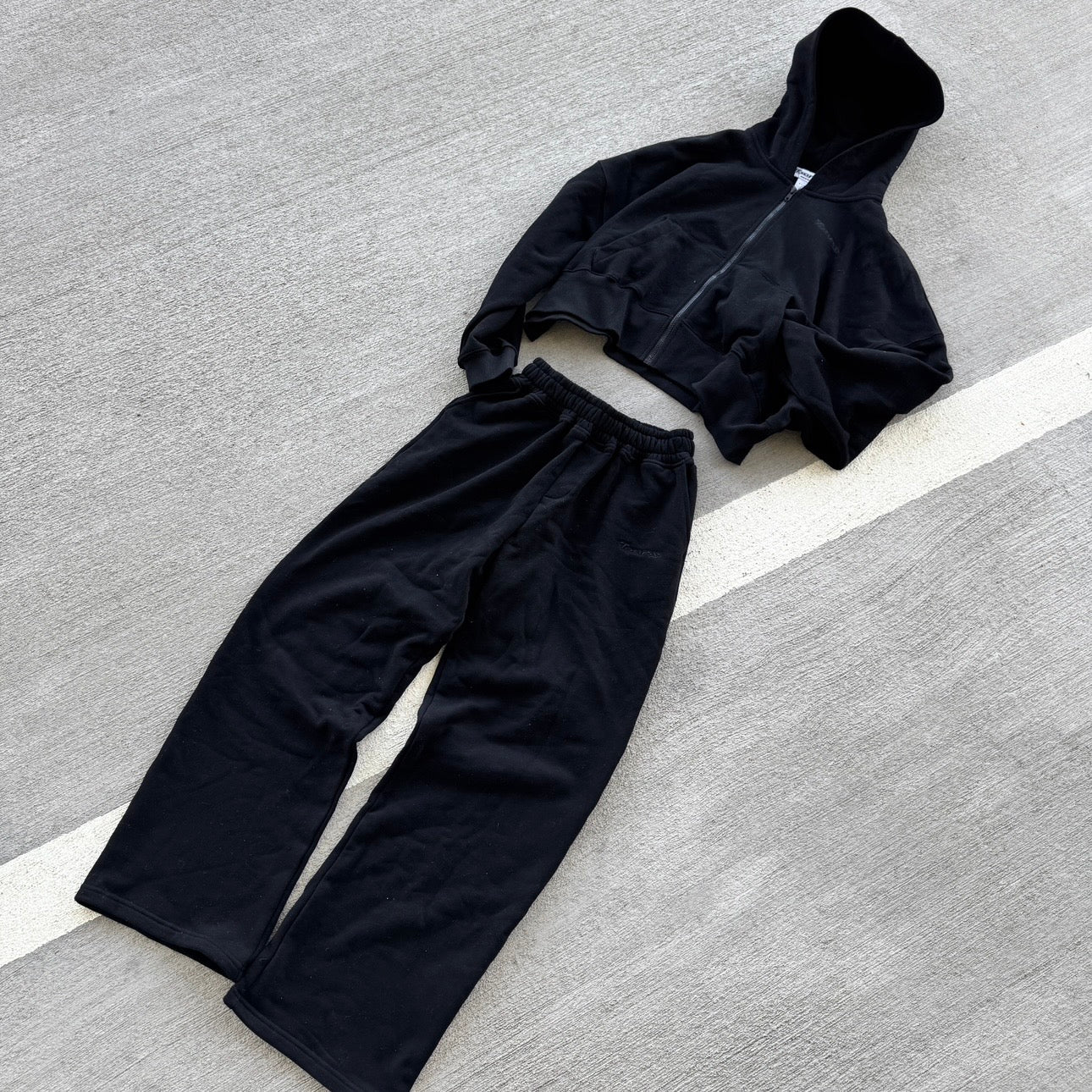 "LOOSE FIT" JOGGER PANTS BLACK